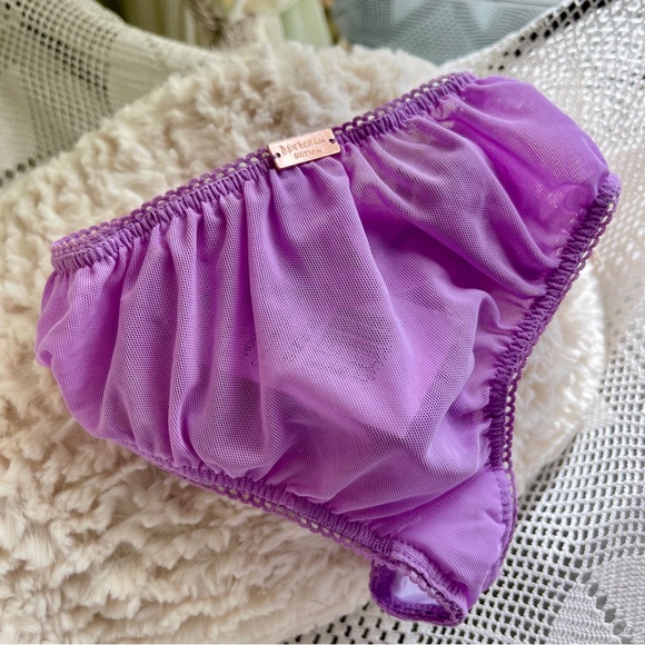 💜 Daydream Nation Purple LA Gin N Tonic Brazilian Cut Bikini Panty Panties NWT - Picture 6 of 9